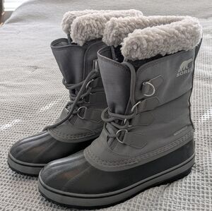 Sorel Men's 1964 Pac Nylon Snow Boots - Black/Grey